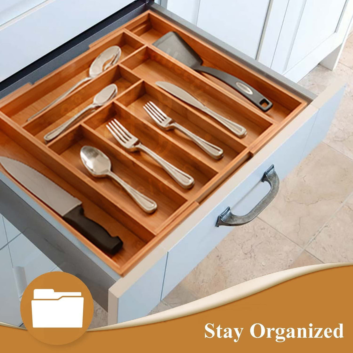 One expandable drawer tray product photo